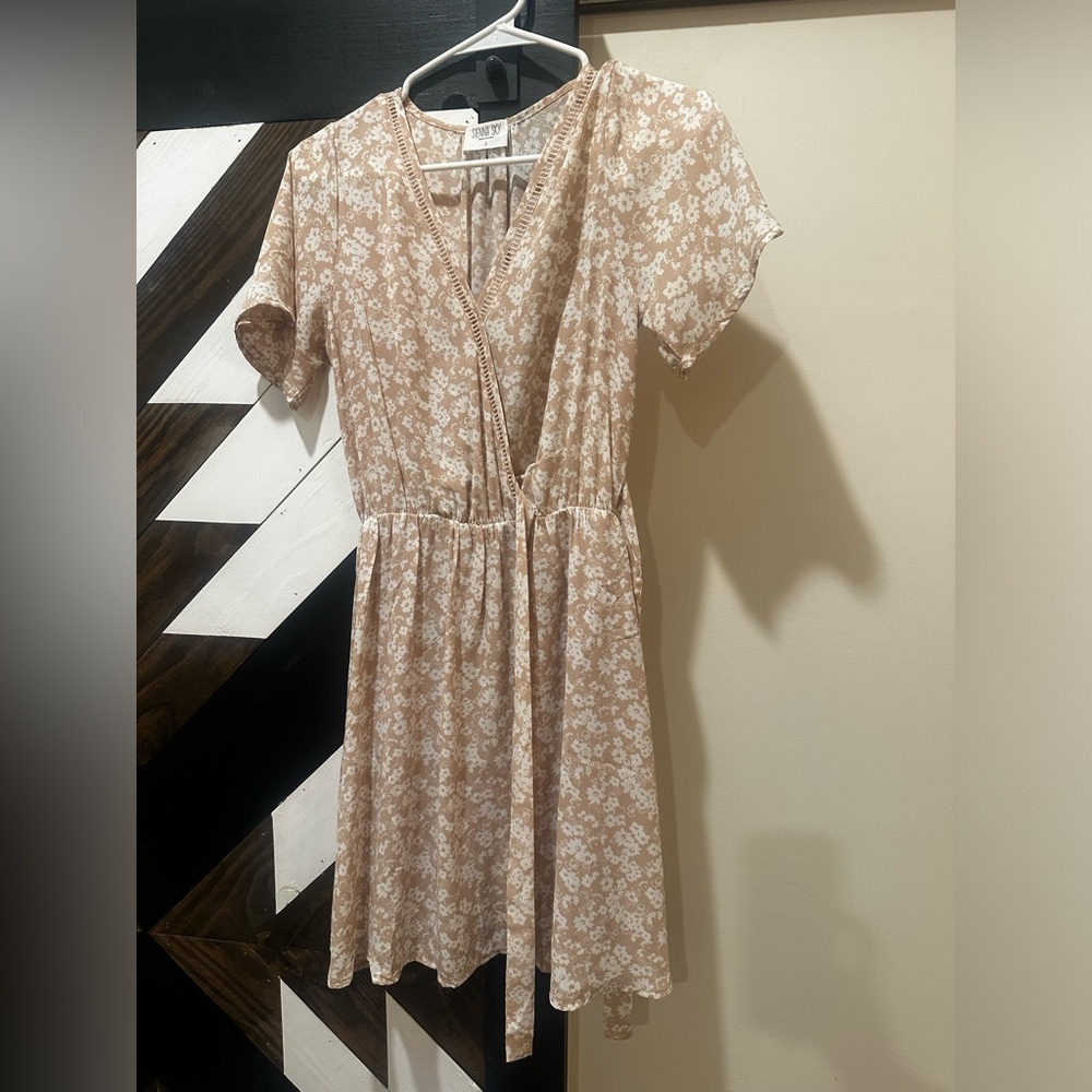 Faux Wrap Dress